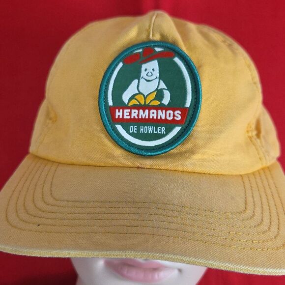 HOWLER BROTHERS‎ BROS Hermanos Platanos Snapback Hat Yellow Retro - Picture 2 of 7
